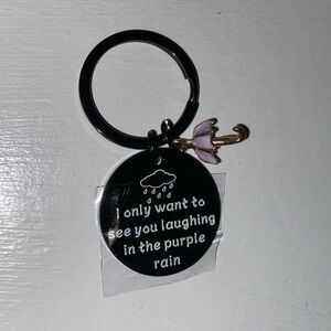 Prince Purple Rain keychain